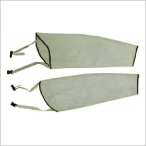 Asbestos Hand Sleeve - Fiber Material, 2 Millimeter Thickness, Natural White Color | Heat and Chemical Resistant, Long Lasting Durability, Skin Friendly Design