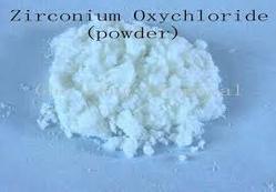 Zirconium Oxichloride - Chemical Grade, Low Density Powder | 100% Purity, pH Level 10, Easy to Melt, Irregular Shape, Woody Smell, Bitter Taste, Industrial Usage