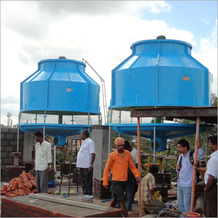 बोतल या गोल प्रकार के कूलिंग टॉवर्स