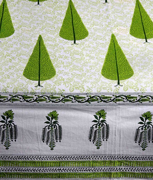 Light In Weight Cotton Hand Block Printed Bed Sheet