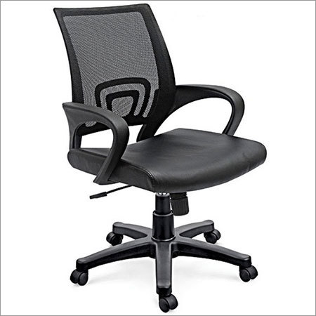 Mid Back Mesh Chair - Color: Black