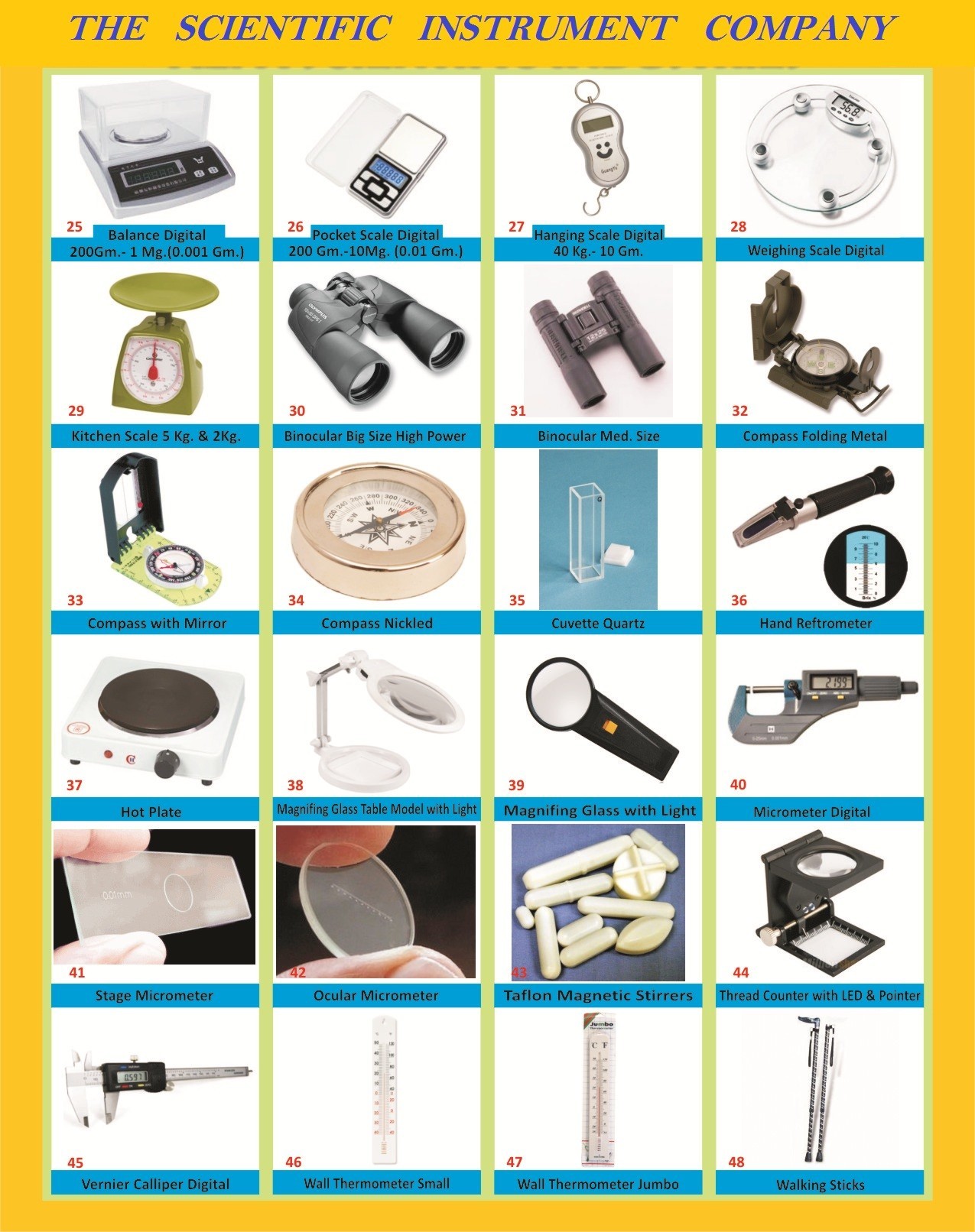 Laboratory Measuring & Testing Equipments