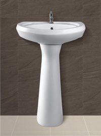 White Ceramic Vitrosa Wash Basin