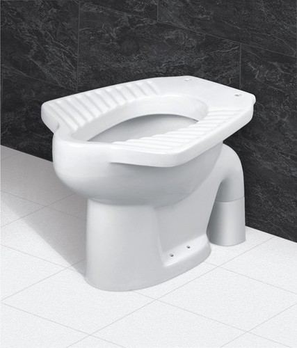 White Anglo P Type Water Closet