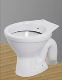 व्हाइट Ewc S टाइप वाटर क्लोज़ेट