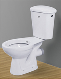 White Siphon Water Closet 