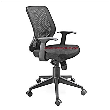 Executive Mesh Chair - Durable Plastic , Modern Handmade Grey , Stackable Design