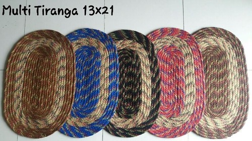 मल्टीकलर मल्टी तिरंगा मैट