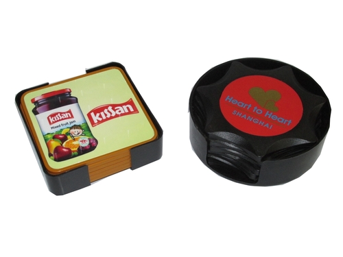 Black Coaster Set