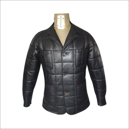 पुरुषों की भेड़ की चमड़े की जैकेट