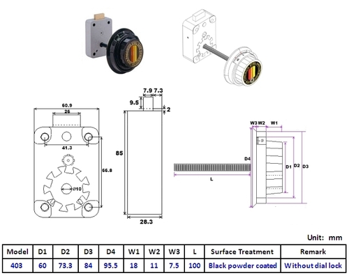Combination Safe Lock