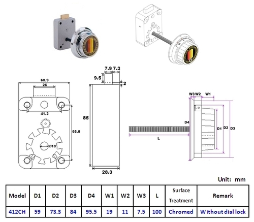 Mechanical Safe Lock
