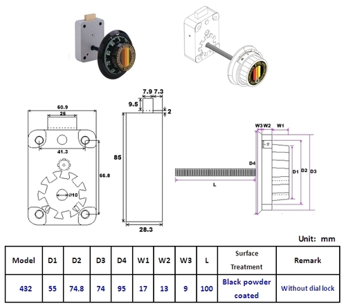 Mechanical Dial Lock