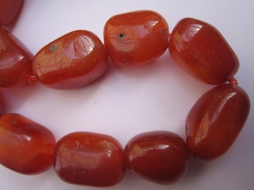 ओवल कट 10 इंच कारेलियन 12X16 मिमी से 15X17 मिमी से 13X20 मिमी सादे नगेट्स