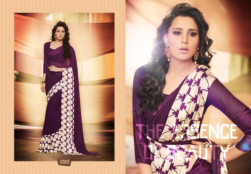 Multi Exclusive Satin Saree