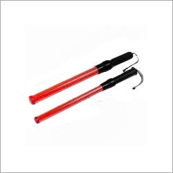 Signal Light Baton - PVC, 26.5 cm, 150 x 100 x 100 mm | Lightweight, Rubber Gripped Handle, Resistant to Breakage, Longer Functional Life