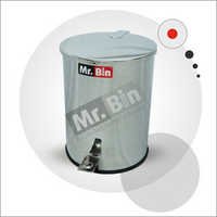 SS साधारण पैडल डस्टबिन