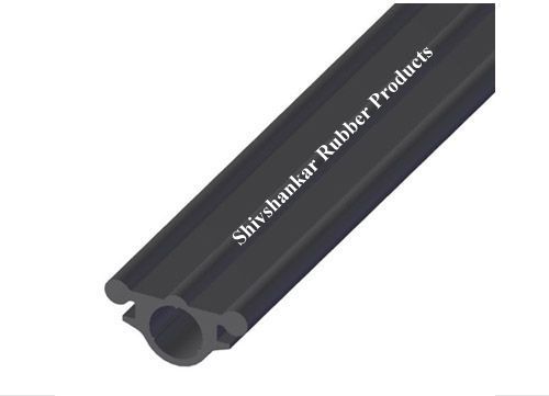 'C' Shape Gasket - Rubber, Flat Gasket Design, Black Color | Ideal For Insulators, Sealing & Gasket Strips, Industrial Usage