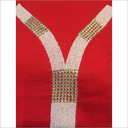 अनस्टिच्ड कढ़ाई कुर्ती