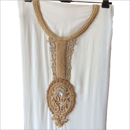 डिज़ाइनर नेक कुर्ता पीस