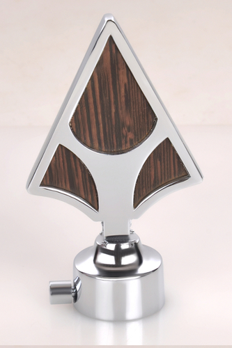Silver Curtain Finials For Rod