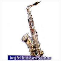 Long Bell Double Key Saxophone