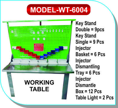 सीआरडीआई वर्किंग टेबल मशीन का वजन: 150 - 200 किलोग्राम (किग्रा)