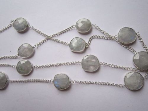 28 इंच रेनबो मूनस्टोन बेज़ल कनेक्टर 13 पीसी। 15 मिमी -17 मिमी चेन वजन: 10-30 ग्राम (जी)