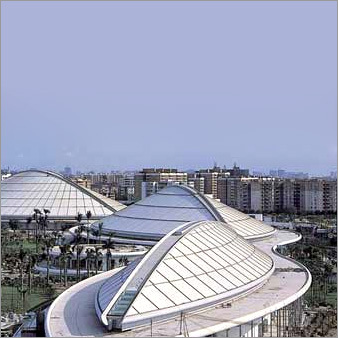 शॉपिंग मॉल की छत के लिए पॉलीकार्बोनेट शीट