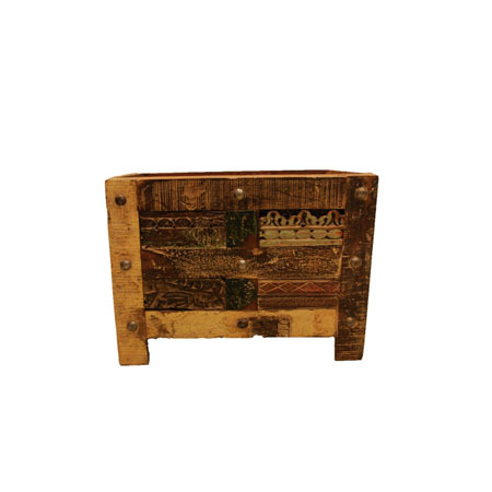 Wooden Carved Open Box