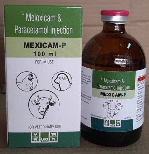 MEXICAM-P Injection - 2ml and 5ml Liquid Vials | Pain Relief with Meloxicam & Paracetamol for Adults and Elderly