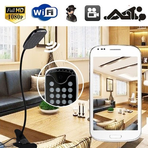 331 - Mini Wifi Led Lamp Camera Camera Pixels: 2 Megapixel (Mp )