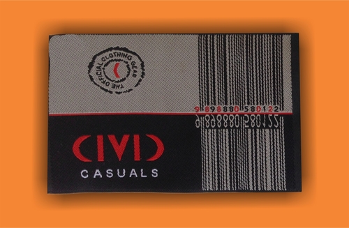 छपा हुआ वस्त्र लेबल