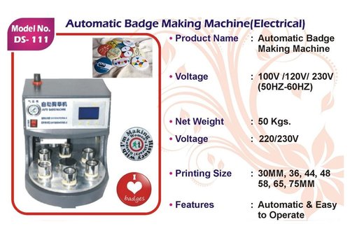 स्वचालित बैज बनाने वाली मशीन