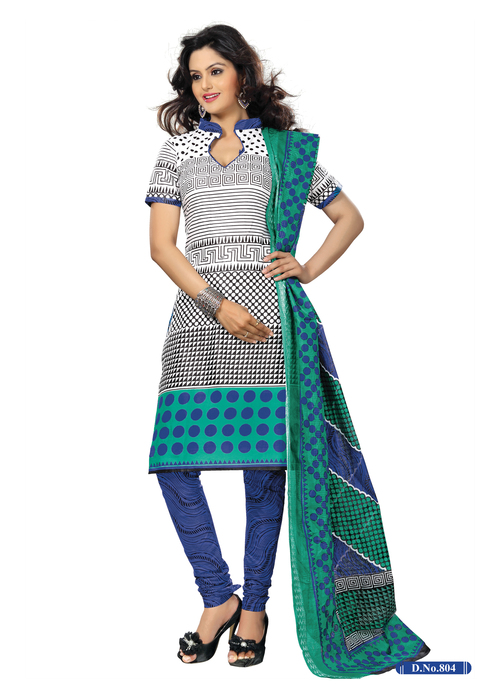 Mixed Traditonal Cotton Salwar Suit