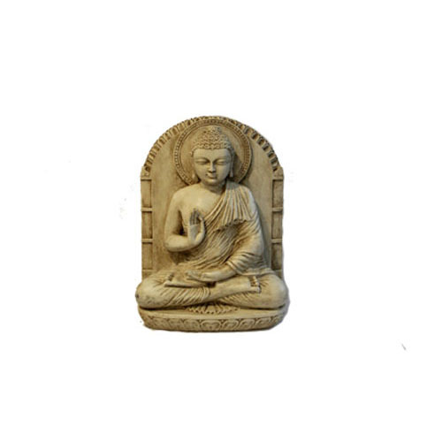 Teaching Buddha Statue / Dharmachakra Buddha In Poly Marble