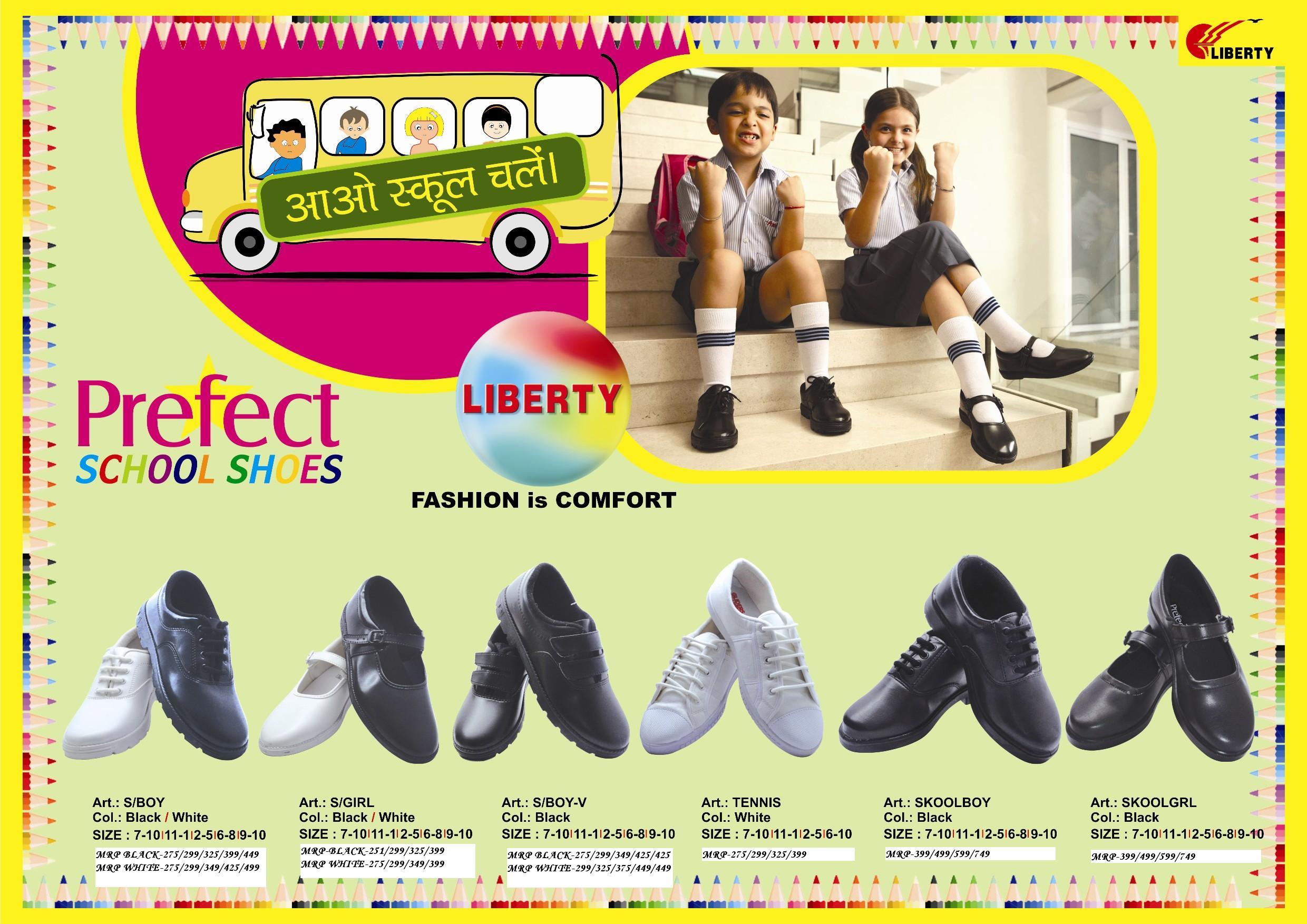 Liberty Perfect - Plastic Canvas, Size 40-42, Black Color For Boys