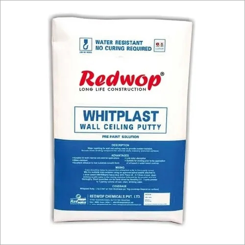Wall Putty - Cement Based Polymer Rich Compound , Water-Resistant, Smooth Finish for Concrete & Masonry Surfaces