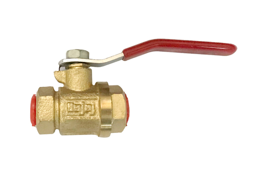 Gold Bajaj Brass Ball Valve Two Piece