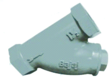 Silver Bajaj Y Type Strainer