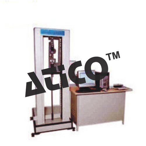 Universal Tensile Testing Machine - Steel, 820 mm x 480 mm x 1555 mm | 5kN Force Capacity, 975 mm Crosshead Travel, 0.001 to 1016 mm/min Speed Range, < 0.5% Load Cell Accuracy, 8 kHz Data Sampling Rate