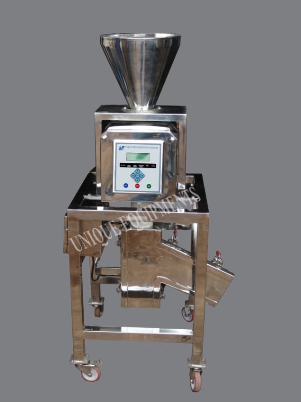 White Conveyor Metal Detector System