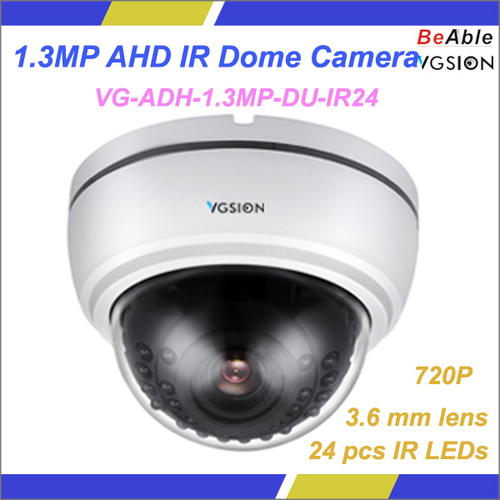 1.3 एमपी उच्च परिभाषा सुरक्षा इन्फ्रारेड आईआर दिन और रात डोम इंडोर सीसीटीवी एएचडी एनालॉग कैमरा