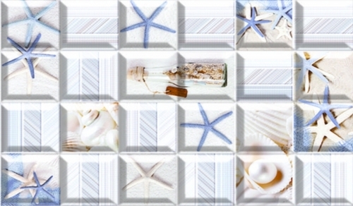 450x300 Mm ग्लॉसी फिनिश दीवार टाइल