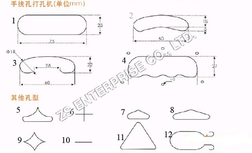 छेद के आकार 2