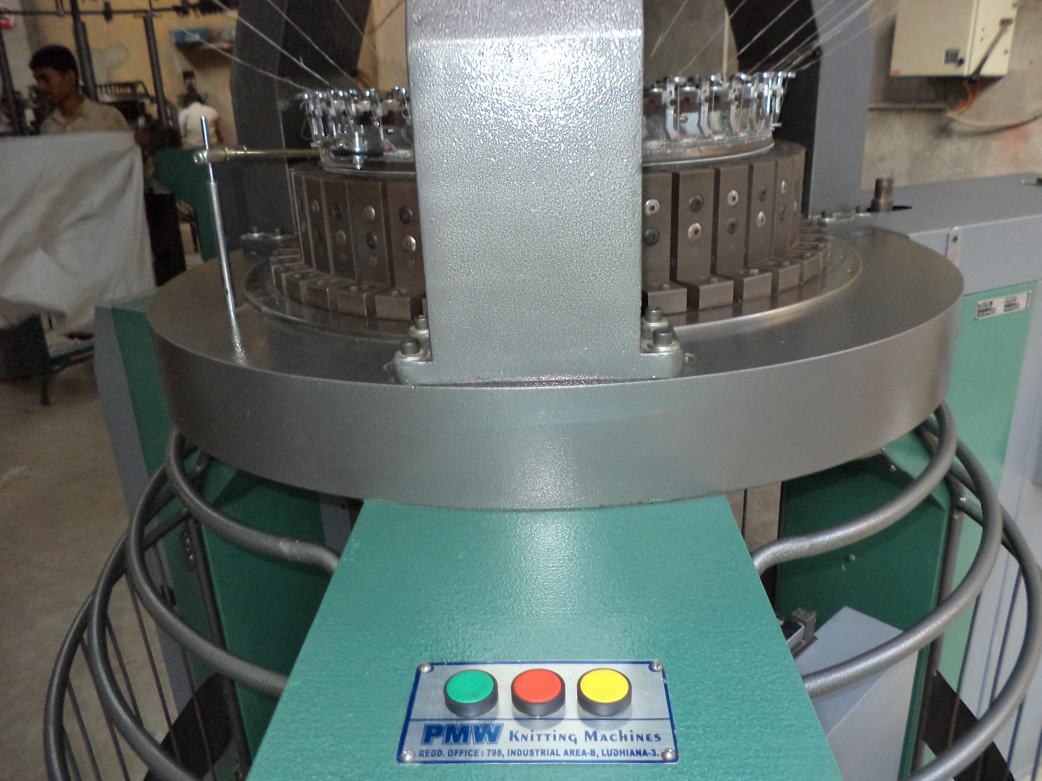 Circular Knitting Machine Double Jersey Interlock - Diameter 8 To 44 Inches, Gauge Upto 32, Feeder 2/2.5 Per Inch, Schneider Control Panel, Siemens Motor, Cnc Precision, Reliable Operation, Efficient Winder System