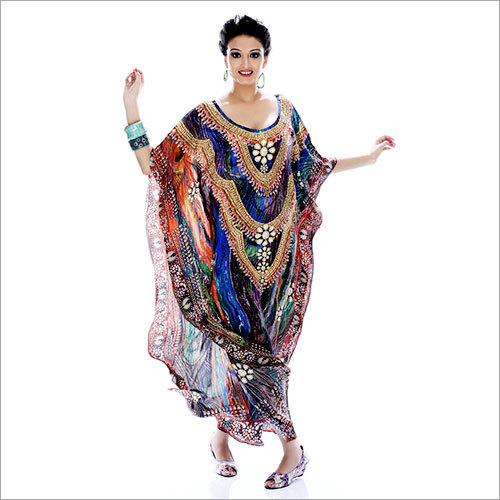 Ladies Satin Kaftan