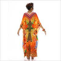 Printed Silk Kaftan