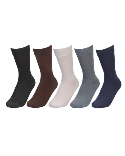 Calf Length Single Color Fine Cotton Socks