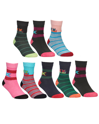 Extra Stretchable Cotton Smooth Socks For Kids